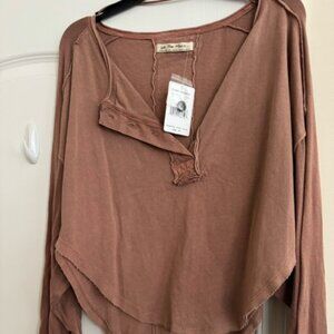 NWT Cropped Free People top XL